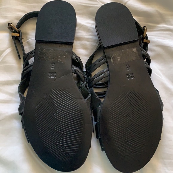 NWOT ecoté leather braided sandals - Picture 2 of 4